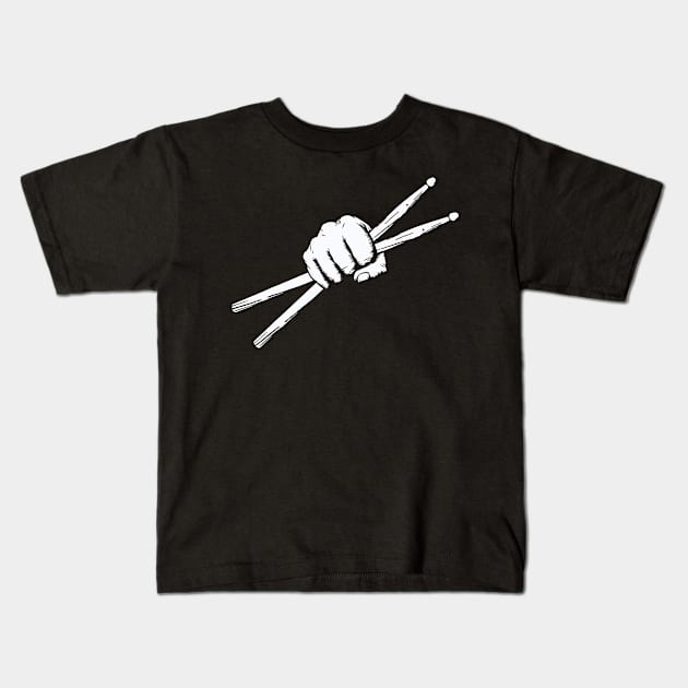 Drumsticks Drummer - Drumset Drums Gift Kids T-Shirt by Tokyo